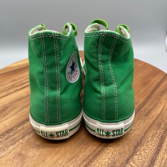 Converse Chuck Taylor All Star Shoes Mens 10 Green Hi Top Canvus Skate Casual - Picture 4 of 8